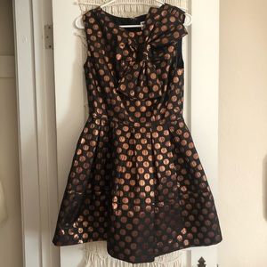 Anthropologie Two by Whit polka dot mini dress